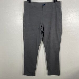 Devereux Pants Mens‎ 33x30 Gray Golf Performance Stretch Chino Casual Golfer